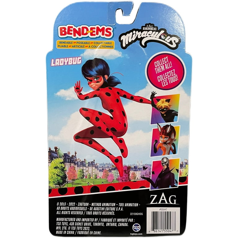 Bend'ems TCG Miraculous Lady Bug, Marinette Dupain-Cheng figure
