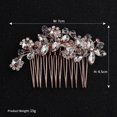 thumbnail image 3 of Bridal Hair Comb Vintage Rhinestones Hair Side Comb Wedding Hair Accessories, 3 of 10