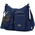 thumbnail image 1 of Bandolera SUKRY de nylon para mujer impermeable azul oscuro, 1 of 7