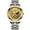 Intermittent gold - Gold dial, variant on Men's quartz watch. Hollow new concept waterproof luminous watch, a multi-functional wristwatch