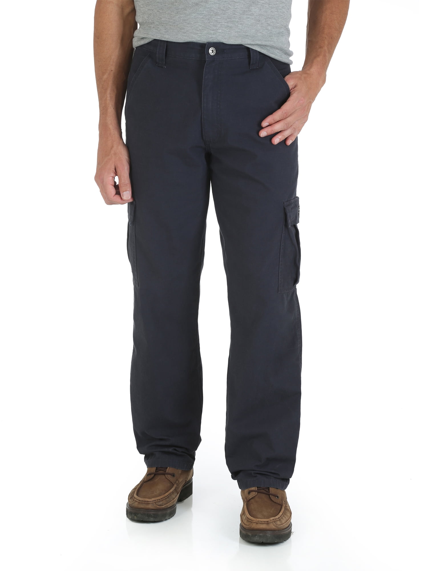 Durable Black Cargo Pants Chefs Garden Industrial Workwear Multi Pocket Trousers 
