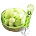 thumbnail image 1 of Juego de herramientas de frutas de acero inoxidable 5 en 1 - Máquina de melón, cuchara de sandía y cuchillo para trinchar en cocina, ensalada de frutas y preparación de fiestas, 1 of 8