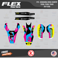 thumbnail image 2 of Kalair GFX Graphics Kit for Husqvarna TX300, FX350, and FX450 (2017-2018) Flex Series, 2 of 5