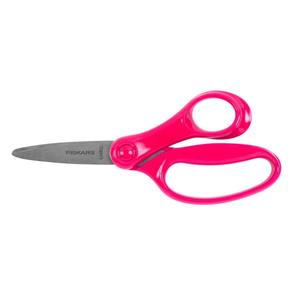 Fiskars 6-Inch Kids Scissors for Ages 8-11, Pink, 1 Piece