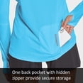 thumbnail image 4 of Baleaf Women's Hiking Long Sleeve Shirts with Face Cover Neck Gaiter UPF 50+ Lightweight Quick Dry SPF Fishing Running Hoddie Blue Size L, 4 of 7