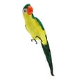 thumbnail image 6 of Artificial feather type bird Large Parrot Ornament Bird Hauskunst Decor, Perfect prop for home, garden, yard, shop window Green, 6 of 9