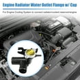 thumbnail image 3 of Unique Bargains 1 Set No.25329-3X600/253301P000 Engine Radiator Coolant Filler Neck with Radiator Cap for Hyundai, 3 of 7
