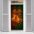 thumbnail image 4 of D Christmas Door Curtain Decoration For Home Holiday Scene Layout Background Cover Polyester Material Christmas Decorations 70.87X35.43 Inches Style D, 4 of 7