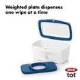thumbnail image 3 of Dispensador de toallitas OXO Tot Perfect Pull azul marino, 1 unidad, 3 of 7