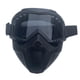 thumbnail image 4 of Máscara de soldador, protección para la cabeza, protección para los ojos, antisalpicaduras, corte, trabajo, casco de soldadura Barbilla redonda gris, 4 of 9