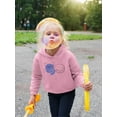 thumbnail image 2 of Lazy Cat Very Peri Hoodie Toddler -Image by Shutterstock,  5 Toddler, 2 of 4
