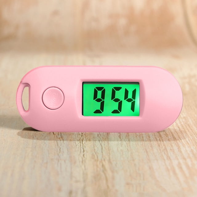 WIFKLSIIPG Mute Luminous Mini Portable Digital Electronic Clock Student Exam Study Pocket Watch(Pink)