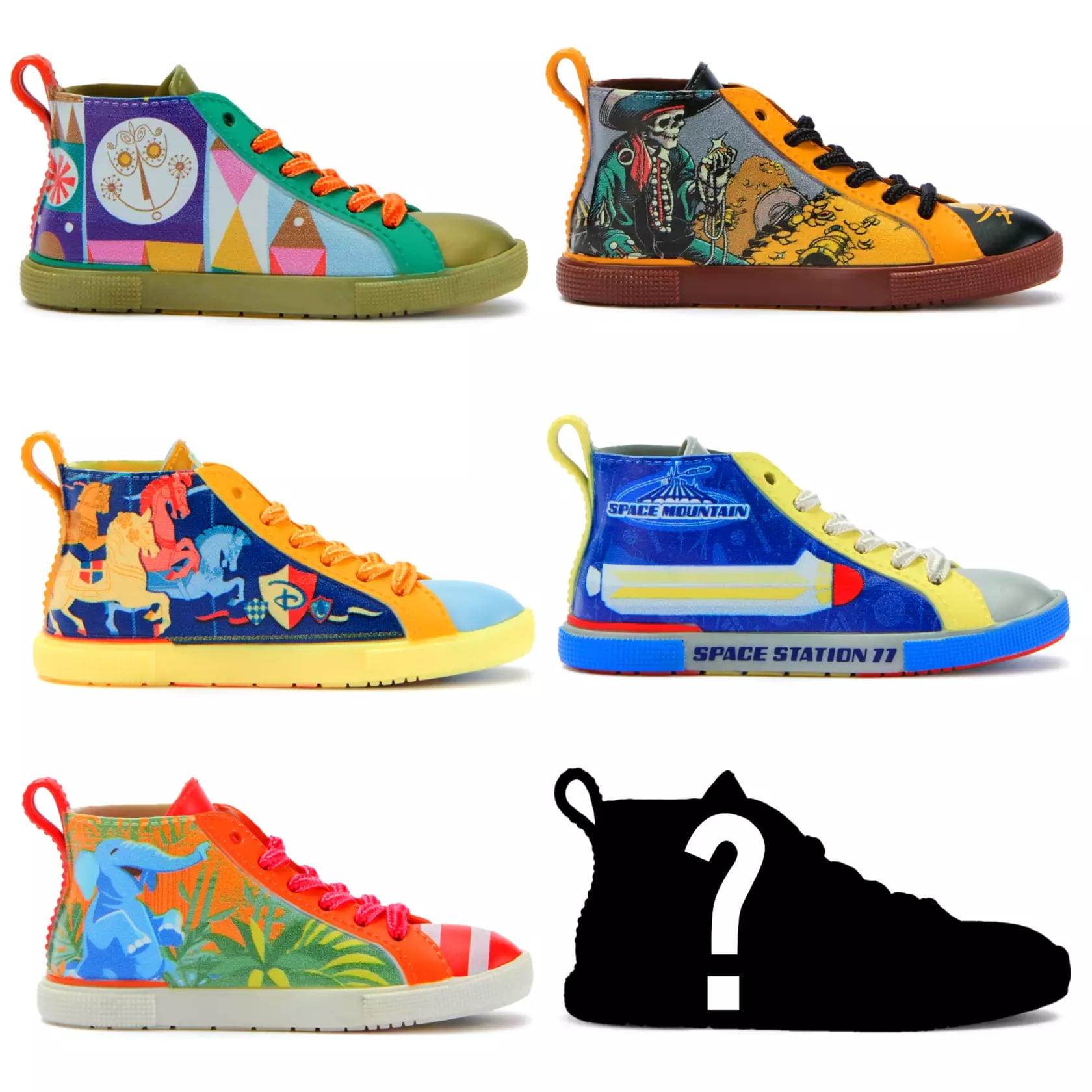 Disney Lacers Mini Shoes Mystery Vinyl Collectible 6pc Figure Set – Series Four