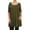 Olive, variant on Women's Plus Size 3/4 Sleeves Babydoll Solid Tunic Top Dress