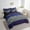 Blue, variant on 7Pcs Cheetah Print Bedding Sets Queen, Watercolor Yellow Diamond Glitter Pattern Comforter Set, Leopard Print Comforter + Flat Sheet + Fitted Sheet + 2 Pillowcases + 2 Throw Pillow Covers