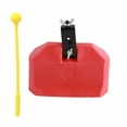 thumbnail image 2 of Plastic Cowbell Plastic Cow Bell Red  Abs Abs Cow Bell Environmental Friendly High Low Pitch Noise Maker For Sports Game Wedding, 2 of 7