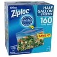 thumbnail image 3 of Ziploc Half Gallon Freezer Bags (160 Count), 3 of 4