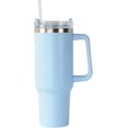 thumbnail image 1 of Water Bottle - Leakproof, Insulated Water Bottle with Handle and Straw - Leakproof Coffee Cup for Home, Office, Car, Travel, Sport, 1 of 5