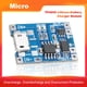 thumbnail image 3 of Módulo cargador de batería de litio TP4056 18650 Micro/Tipo-C/Mini USB 5V 1A, 3 of 8