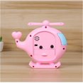 thumbnail image 5 of Alarm clock Cute Cartoon Airplane Pattern Alarm Clock Kids Decoration Bedroom Toys Children Table Clock Colorful Desk Watch Student (Color : A), 5 of 5