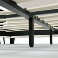 thumbnail image 4 of Williamspace Full Size Bed Frame,Upholstered Platform with Headboard, Heavy Duty Bed Frame with Metal Platform and Wooden Slat Support, No Box Spring Needed,Gray, 4 of 6