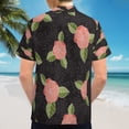 thumbnail image 6 of High Quality Hawaiian Shirts for Men Short Sleeve Aloha Beach Shirt Floral Summer Casual Button Down Shirts Blouses IAT9MP, 6 of 7