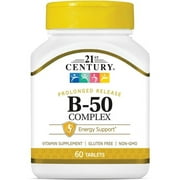 21st Century Prolonged Release B-50 Complex 60 Tabs