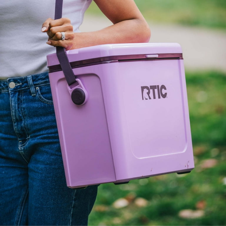 RTIC 16 QT, 20 Can Ice Chest Cooler Hard-Sided, Lavender & Plum