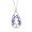 Lapis Lazuli, variant on Ancient Red Copper Winding Natural Stone Crystal Necklace