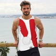 thumbnail image 6 of Daiia HOHOHO Christmas Printed Men's Quick Dry Fit Muscle Tank Top Slim-Fit Tank Workout Tank Top Lightweight Sports Tank Top-XX-Large, 6 of 7