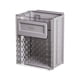 thumbnail image 3 of Bote de basura de cocina colgante que recoge restos de comida, contenedores de basura plegables transparentes Gris, 3 of 8