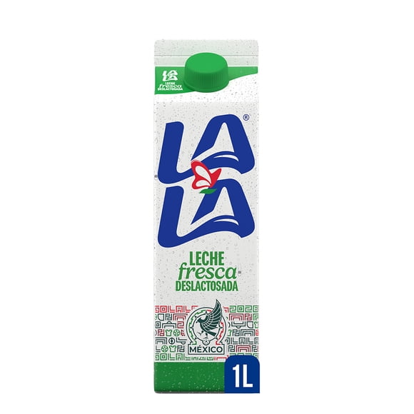 Leche fresca Lala fresca deslactosada y semidescremada reducida en grasa 1 l