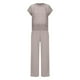 thumbnail image 4 of Conjunto de 2 piezas para mujer: top de punto calado de ganchillo y pantalones anchos, diseño con aberturas, para todas las estaciones - Tallas S/XXL, 4 of 4