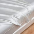 thumbnail image 3 of Yeacher Bedding Four Piece Set Household European and American Solid Color One Piece Imitation Silk, 3 of 8