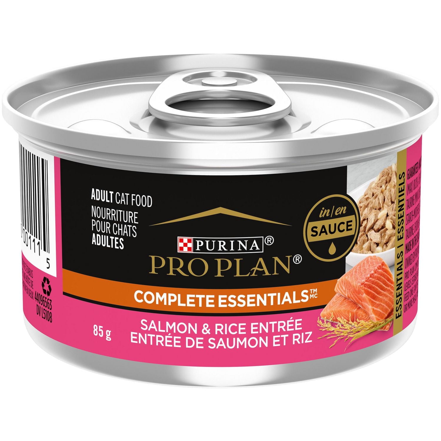 Purina Pro Plan Complete Essentials Salmon & Rice Entrée in Sauce, Wet Cat Food 85 g