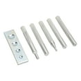 thumbnail image 1 of Snap Rivet Setter, Professional 5pcs Rivet Setter Kit Large Installation Tool With Base For Punch Hole, 1 of 8