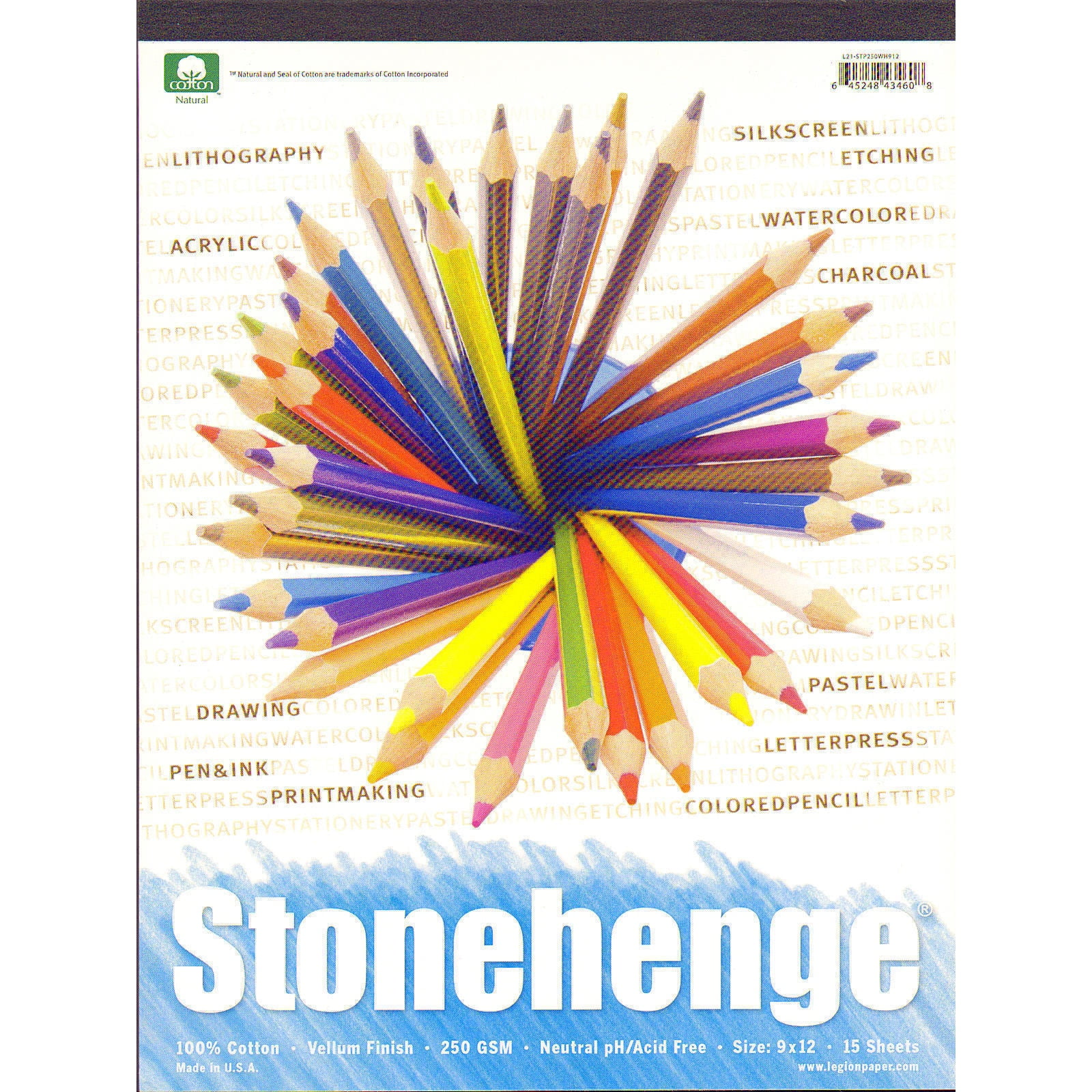 Rising Stonehenge Drawing Pads, 8" x 8", 15 Sheets, Pack Of 2