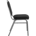 thumbnail image 4 of NPS 9200 Series 35" Metal and Fabric Stack Chair in Ebony Black/Silvervein, 4 of 5