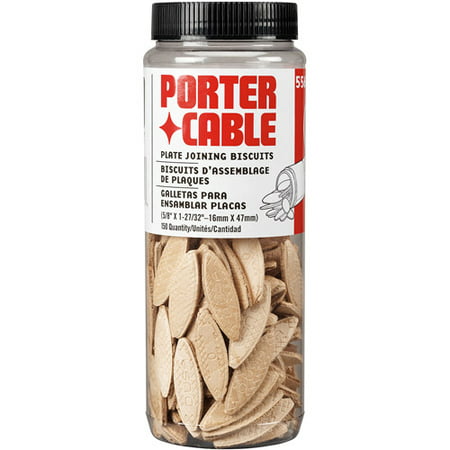 Porter-Cable 5561 #10 Plate Joiner Biscuit Tube (125 Per (Best Biscuit Joiner Reviews)