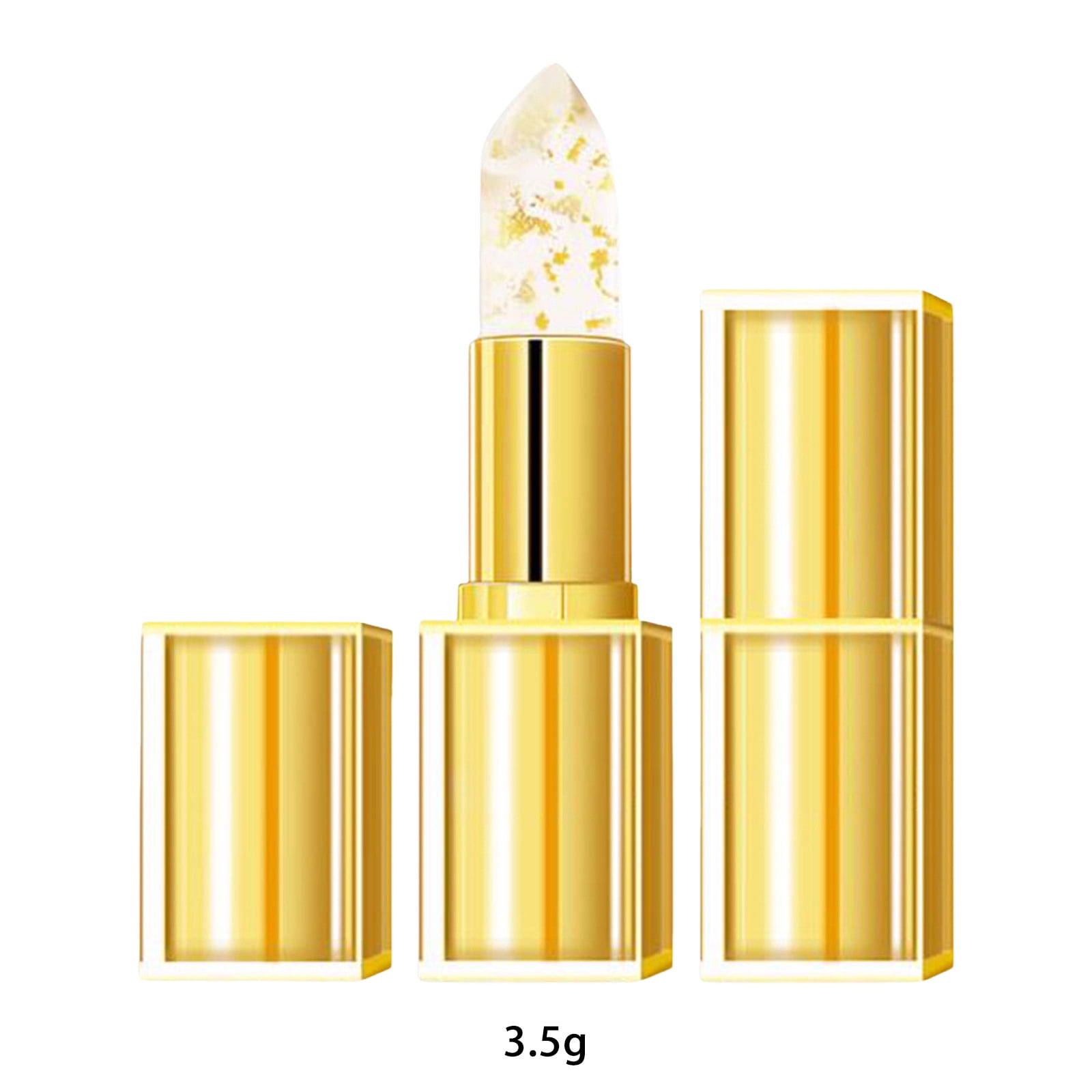 Bymolia Color Changing Lipstick, Transparente Transferproof Gold