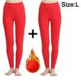 thumbnail image 2 of Fleece lined leggings for women - high waisted winter yoga pants, 2 of 5