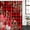 Green Red Black, variant on Love Heart Valentines Day Shower Curtain Set - Long 72" x 84" Washable Bathtub Curtain with 12 Hooks, Botanical Eucalyptus Red Black Plaid Waterproof Fabric Shower Curtains for Bathroom/Bathtub