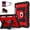 Black+Red, variant on Case for Apple iPad (A16) 11th Generation 11-inch 2025 (A3354/A3355/A3356) Heavy Duty Shockproof Hard Cover w Kickstand & Shoulder Strap