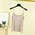 thumbnail image 2 of cfhntfmh Pajama Tops for Women Soft Sleeveless Scoop Neck Sleep Camisole Sleepwear Spaghetti Strap Basic Cami Undershirts, 2 of 4