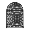 thumbnail image 2 of MAYEERTY Folding Privacy Screen – Heavy-Duty Galvanized Steel Panel,Sun,Black, 2 of 7