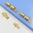 thumbnail image 2 of Miangastore Loquet de Porte à Ressort Anti-Rouille en Cuivre Doré 2 Pcs 2.4X0.4X0.4In pour Usage Domestique, 2 of 8