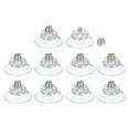 thumbnail image 1 of Uxcell 10 Paquetes de Ventosas para Vidrio 25mm/1" Diámetro Almohadillas de Succión con Tornillo M4 x 6mm, 1 of 1