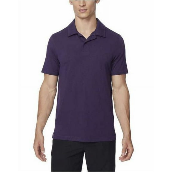 32 Degrees Cool Mens' Polo, Dark Plum, Medium - NEW