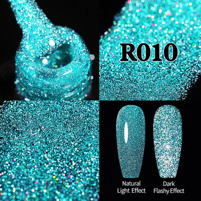 Azúcar UR 7,5 ml amarillo neón brillo reflectante Gel esmalte de uñas brillante Auroras Gel de uñas barniz para decoración de uñas barniz semipermanente Tan Jianjun unisex