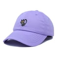 thumbnail image 5 of Dalix British Shorthair Cat Cotton Dad Hat Adjustable Cute Cat Lover Baseball Cap for Casual Wear Womens in Lavender, 5 of 5
